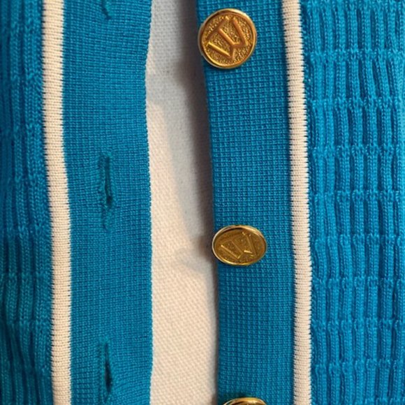 Worldly Things by Styltricot Vintage Teal Cardigan - Picture 3 of 8